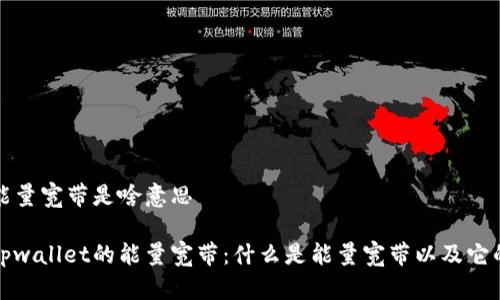 tpwallet能量宽带是啥意思

深入解析tpwallet的能量宽带：什么是能量宽带以及它的应用前景